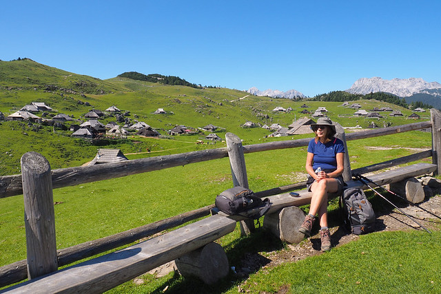 Andy finally eats, Velika Planina