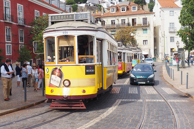 28 tram,Portas do Sol, Lisbon, Portugal