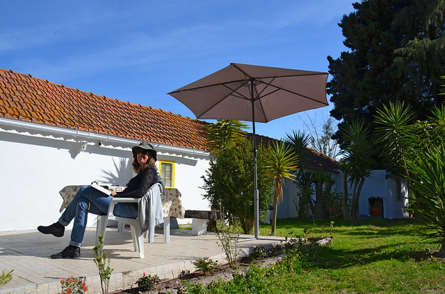 Andy at the quinta, Palmela, Portugal