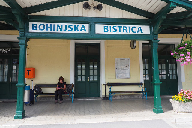 Bohinjska Bistrica train station, Slovenia