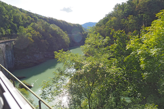 View from the Bohinjska Bistrica train, Slovenia