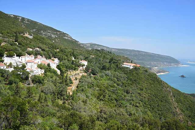 Convento da Arrabida and coastline Arrabida