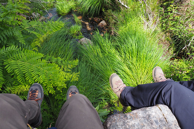 Picnic by the stream, Peneda Geres, Portugal