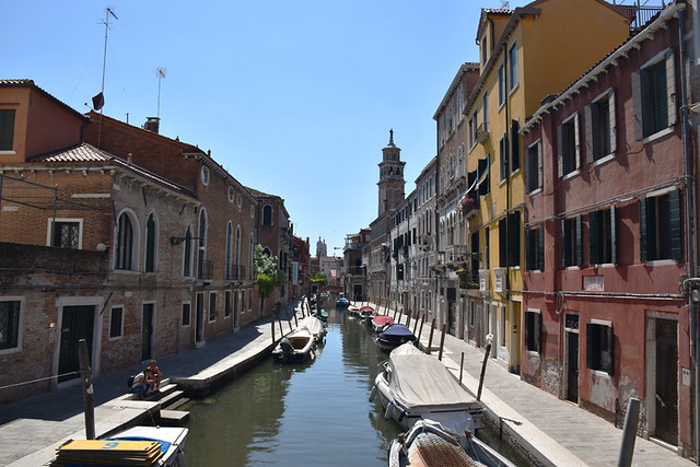 Quiet streets in Venice, Italy