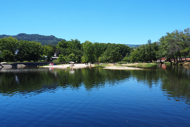 River beach, Arcos de Valdevez