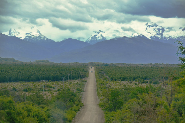 Carretera Austral, road and mountains, Chile