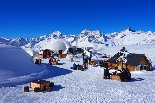 Igloo village, Zermatt, Switzerland