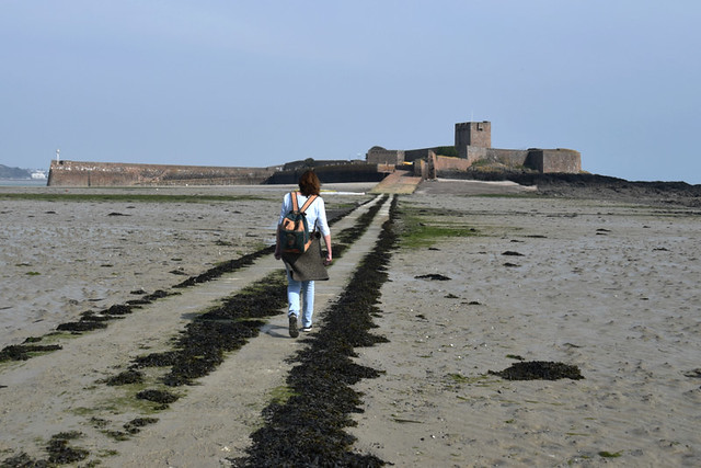 Jersey's Castles, Walking to St Aubin Fort, St Aubin, Jersey