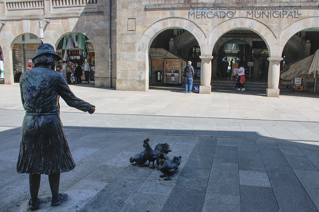 Venedora de gallinas, Pontevedra