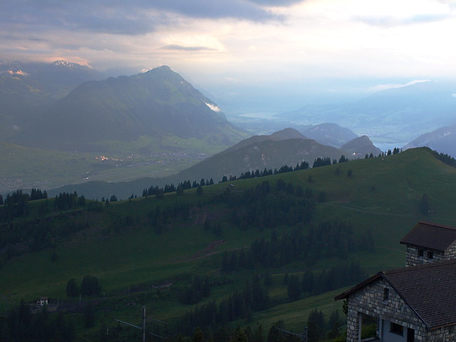 View from summit of Mount Rigi