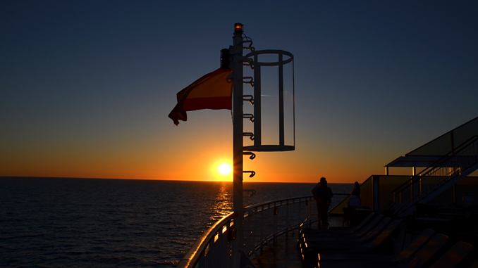 Naviera Armas ferry, Tenerife to Huelva